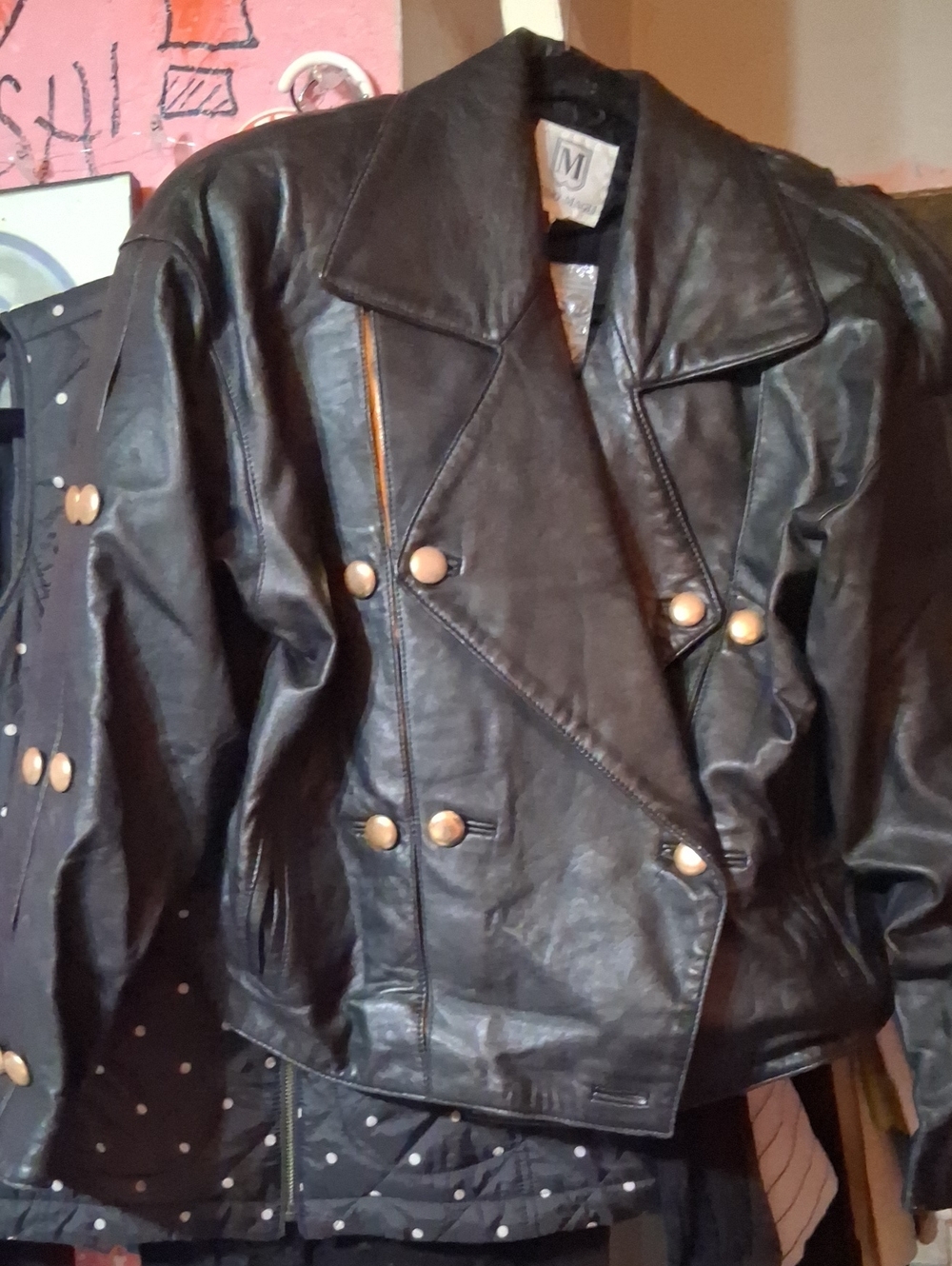 Bruno magli leather jacket